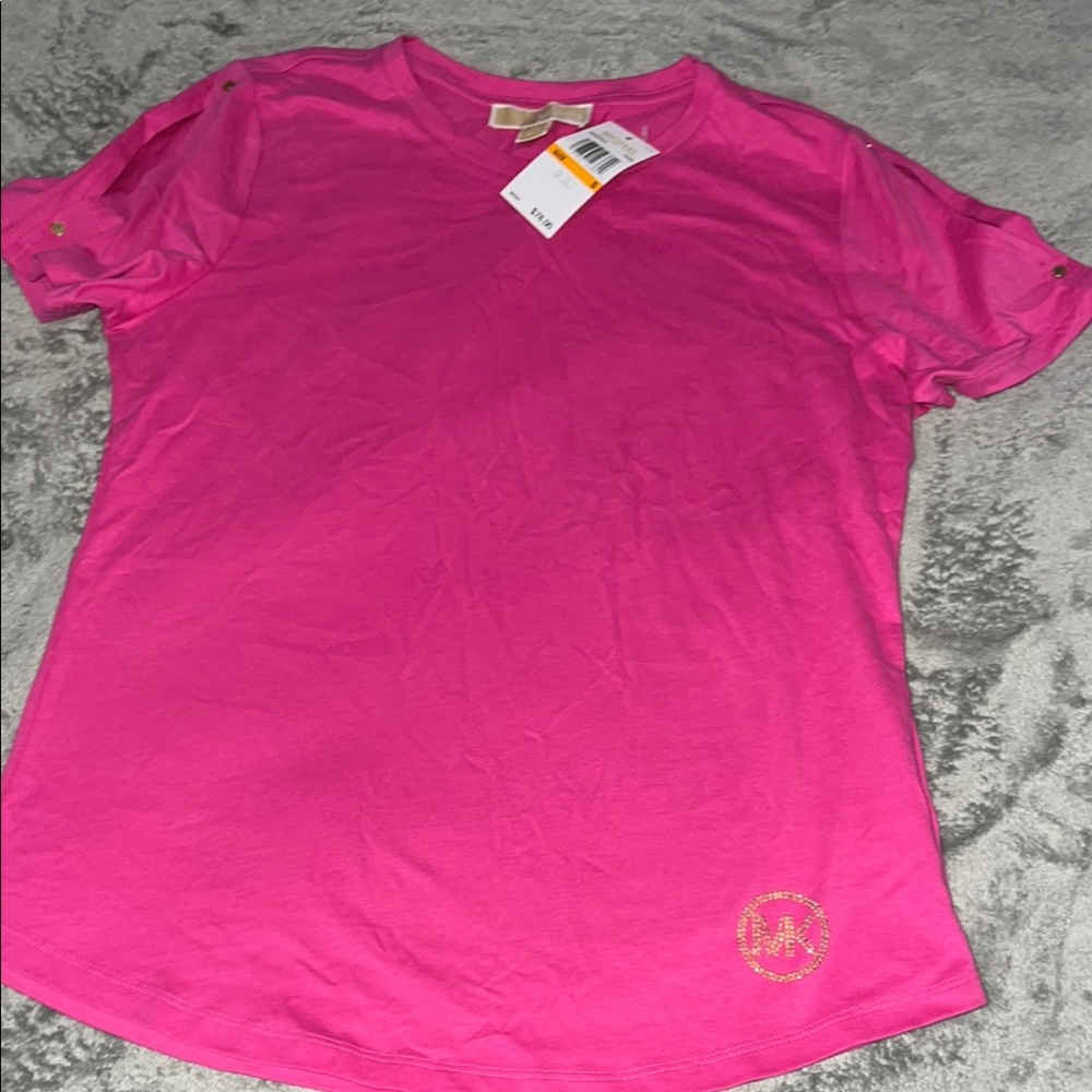 Michael Kors Pink Short Sleeve Tee